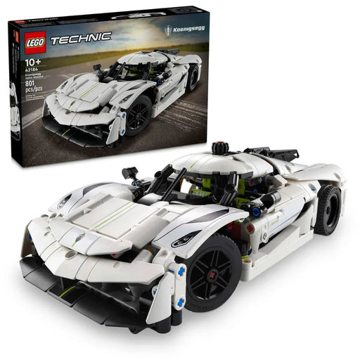 Lego 42184 Technic Koenigsegg Jesko Absolut White Hypercar (801 Pieces)-Construction-LEGO-Toycra