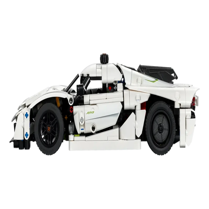 Lego 42184 Technic Koenigsegg Jesko Absolut White Hypercar (801 Pieces)-Construction-LEGO-Toycra