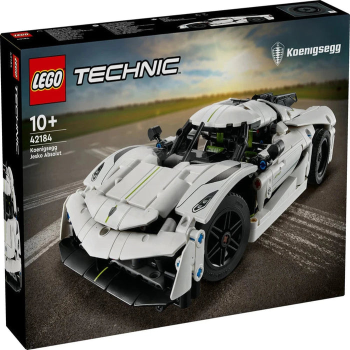 Lego 42184 Technic Koenigsegg Jesko Absolut White Hypercar (801 Pieces)-Construction-LEGO-Toycra