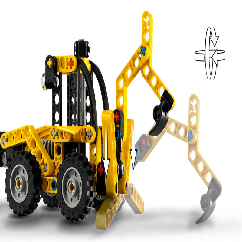 Lego 42197 Technic Backhoe Loader (104 Pieces)