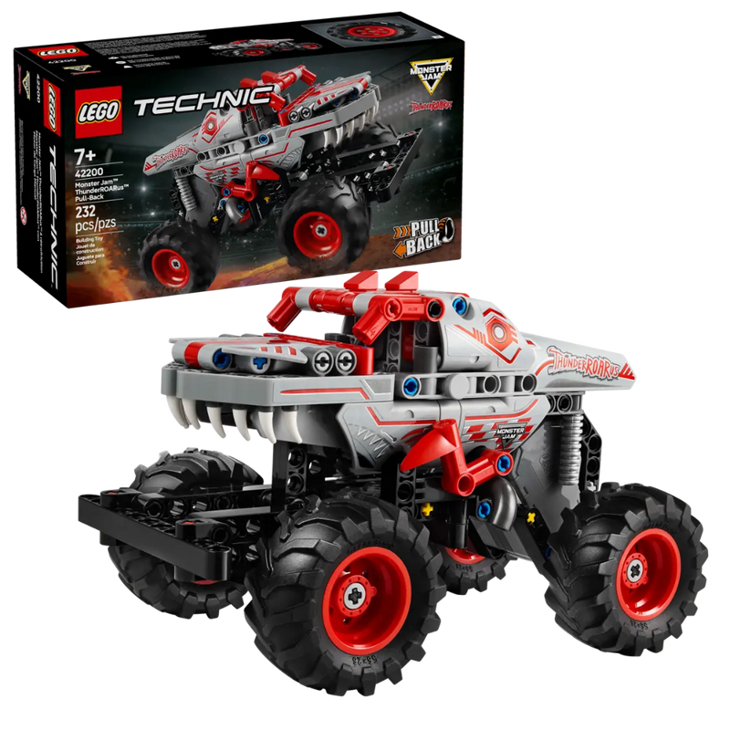 Lego 42200 Technic Monster Jam ThunderROARus Pull-Back (232 Pieces)