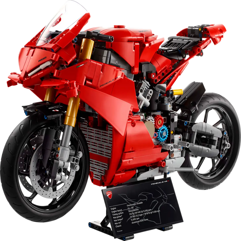 Lego 42202 Technic Ducati Panigale V4 S Motorcycle (1603 Pieces)