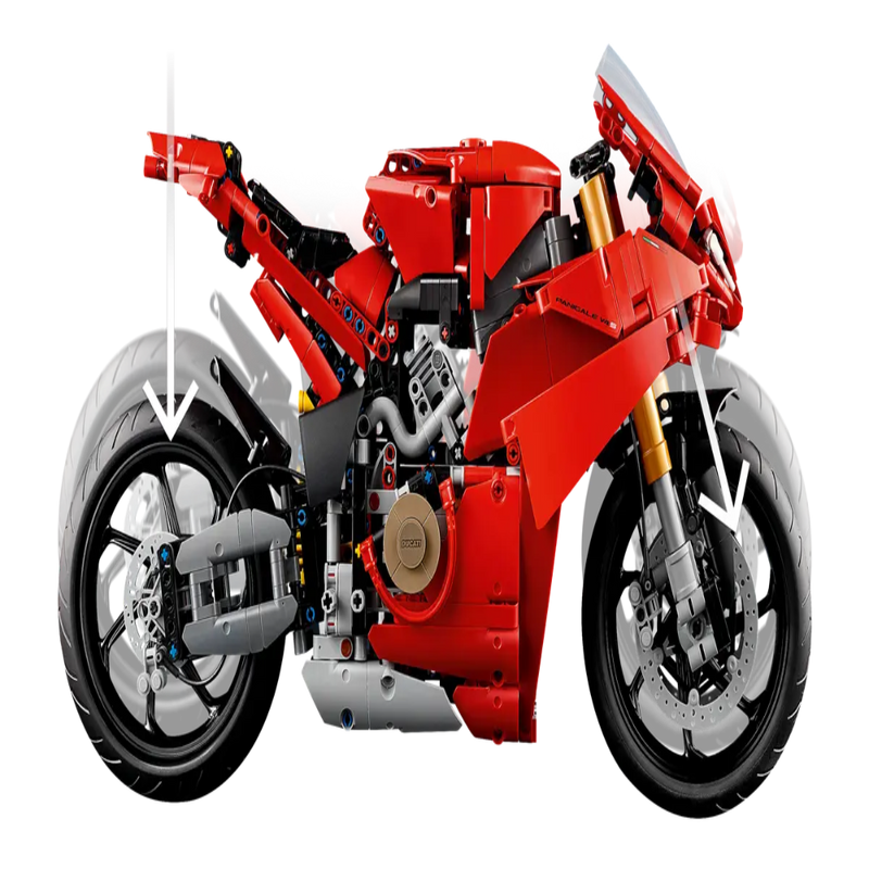 Lego 42202 Technic Ducati Panigale V4 S Motorcycle (1603 Pieces)