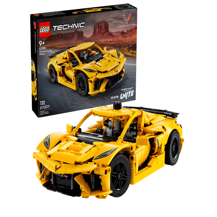Lego 42205 Technic Chevrolet Corvette Stingray (732 Pieces)-Construction-LEGO-Toycra
