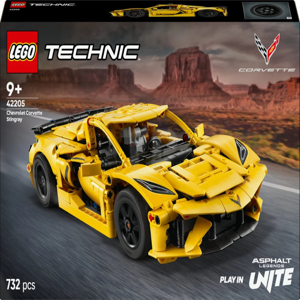 Lego 42205 Technic Chevrolet Corvette Stingray (732 Pieces) — Toycra