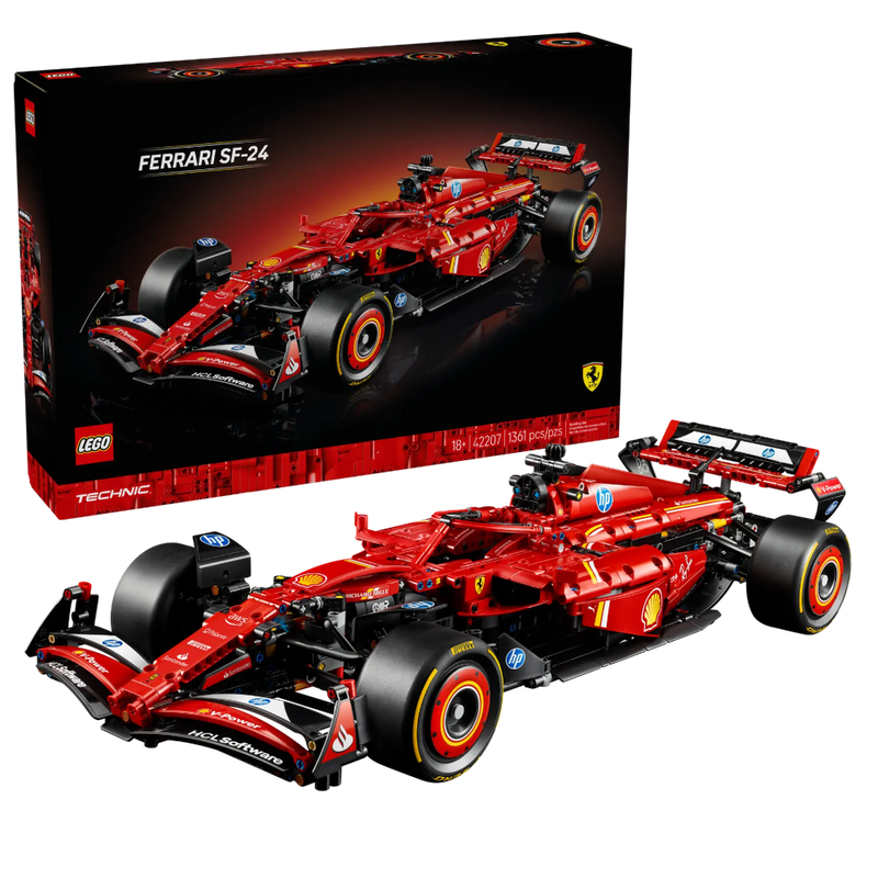 LEGO 42207 Technic Ferrari SF-24 F1 Car (1361 Pieces)