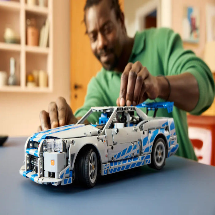 Lego 42210 Technic 2 Fast 2 Furious Nissan Skyline GT-R (R34) Car ( 1410 Pieces)-Construction-LEGO-Toycra