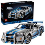 Lego 42210 Technic 2 Fast 2 Furious Nissan Skyline GT-R (R34) Car ( 1410 Pieces)