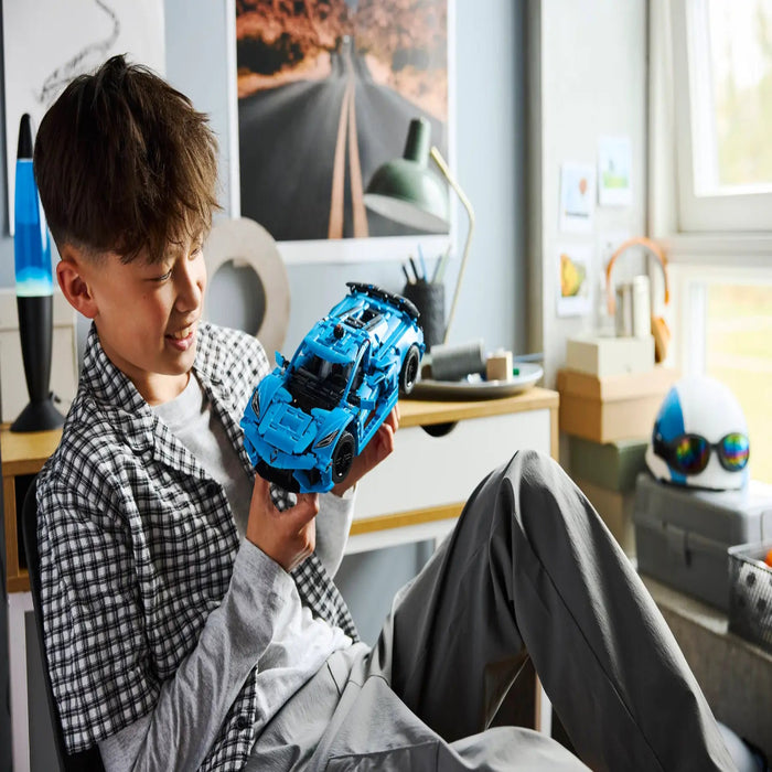 Lego 42217 Technic Chevrolet Corvette Stingray Blue (732 Pieces)-Construction-LEGO-Toycra