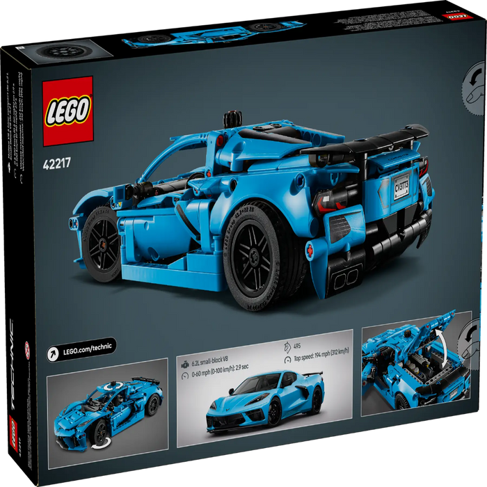 Lego 42217 Technic Chevrolet Corvette Stingray Blue (732 Pieces)-Construction-LEGO-Toycra