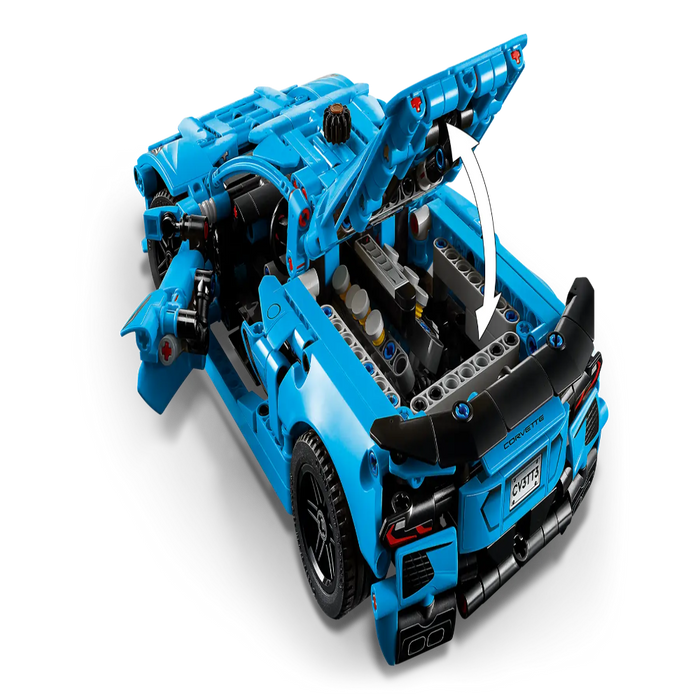 Lego 42217 Technic Chevrolet Corvette Stingray Blue (732 Pieces)-Construction-LEGO-Toycra