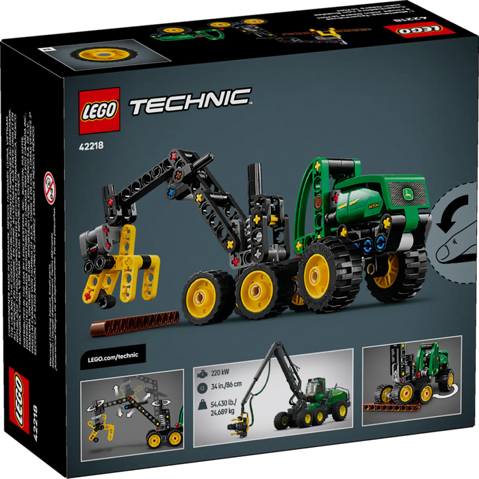 Lego 42218 Technic John Deere 1470H Wheeled Harvester (117 Pieces)-Construction-LEGO-Toycra