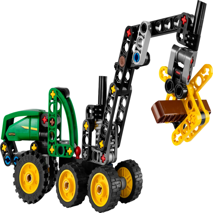 Lego 42218 Technic John Deere 1470H Wheeled Harvester (117 Pieces)-Construction-LEGO-Toycra