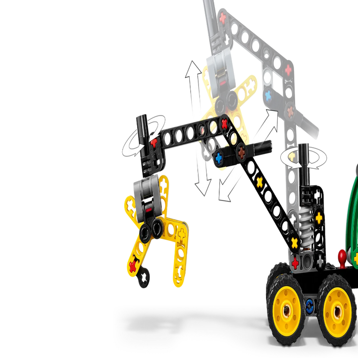 Lego 42218 Technic John Deere 1470H Wheeled Harvester (117 Pieces)-Construction-LEGO-Toycra