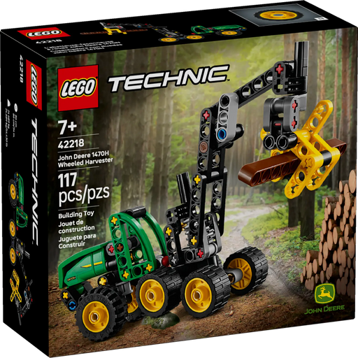 Lego 42218 Technic John Deere 1470H Wheeled Harvester (117 Pieces)-Construction-LEGO-Toycra