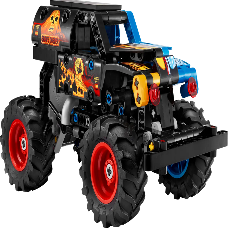 Lego 42219 Technic Monster Jam Grave Digger Fire And Ice (263 Pieces)