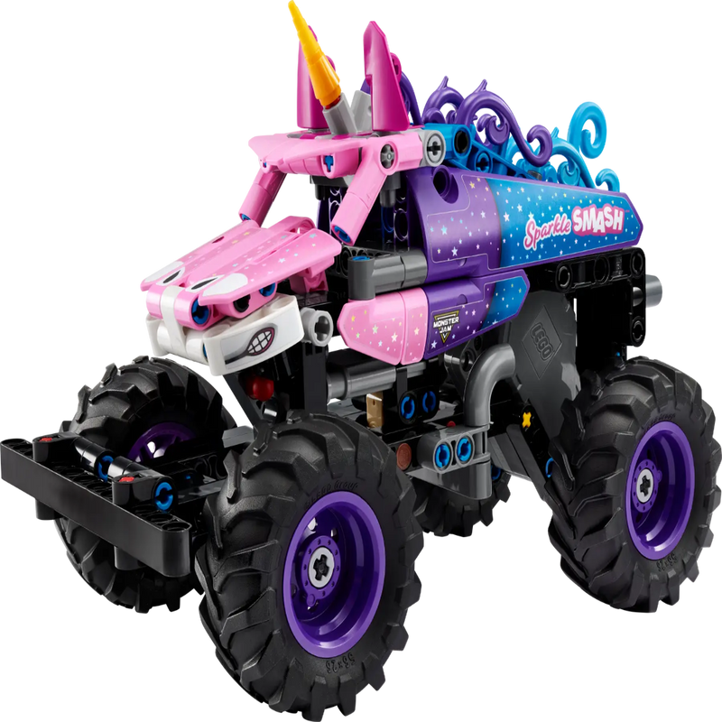 Lego 42220 Technic Monster Jam Sparkle Smash Pull-Back (243 Pieces)