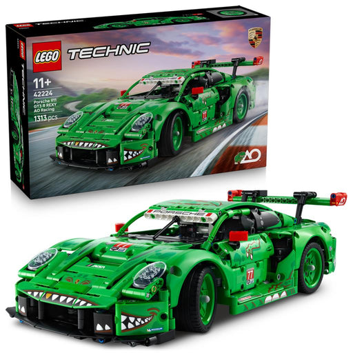 Lego 42224 Technic Porsche 911 GT3 R REXY AO Racing Car (1313 Pieces)-Construction-LEGO-Toycra