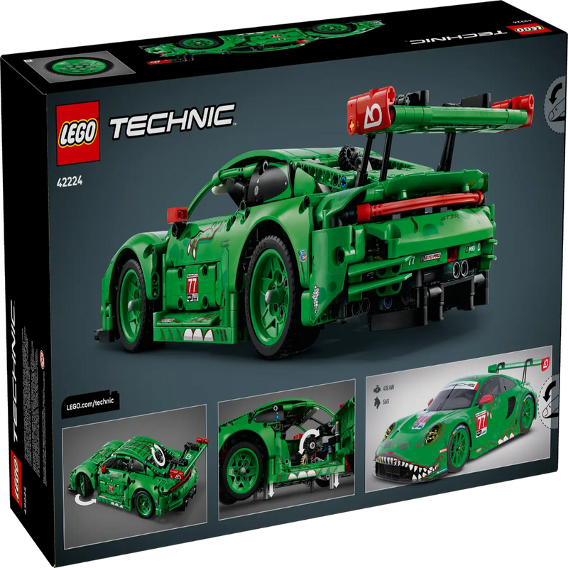 Lego 42224 Technic Porsche 911 GT3 R REXY AO Racing Car (1313 Pieces)