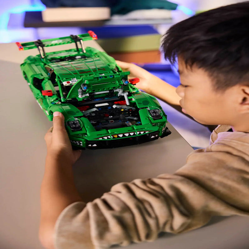 Lego 42224 Technic Porsche 911 GT3 R REXY AO Racing Car (1313 Pieces)
