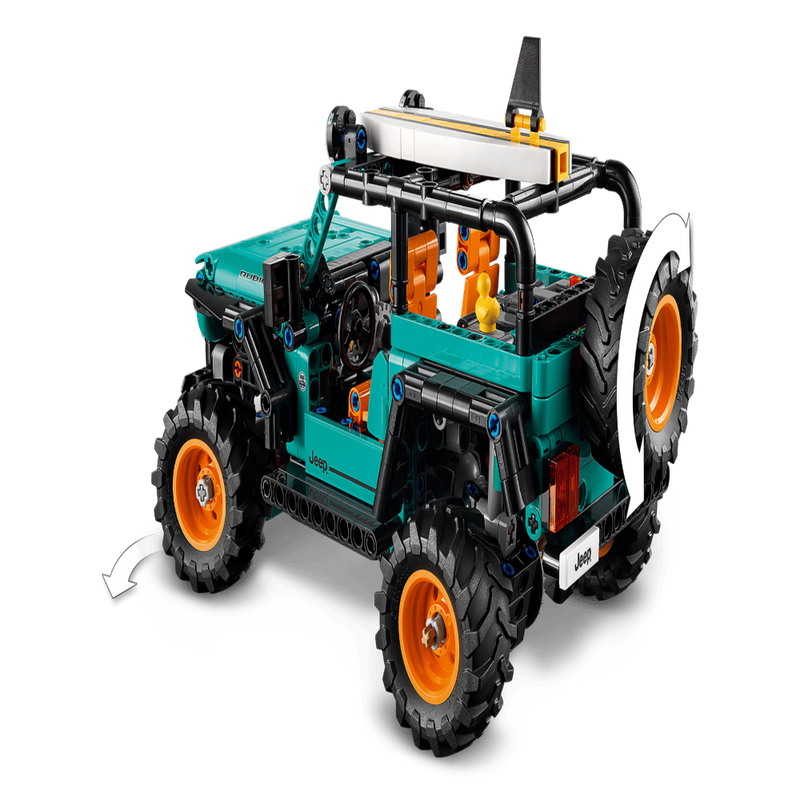 Lego 42227 Technic Jeep Wrangler Rubicon SUV (723 Pieces)