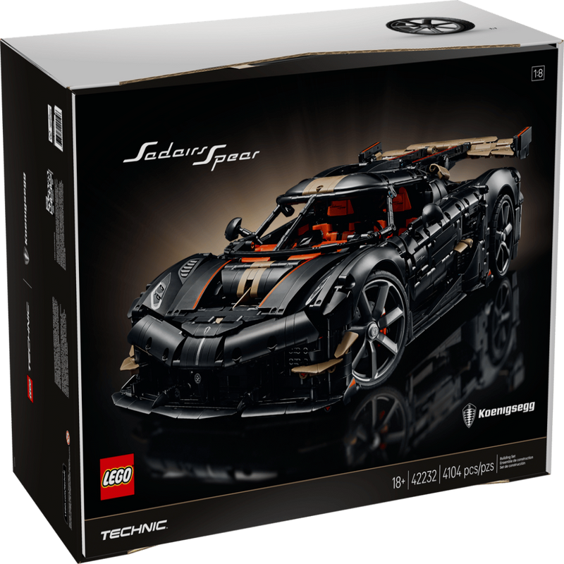 Lego 42232 Technic Koenigsegg Sadair's Spear Megacar (4104Pcs)
