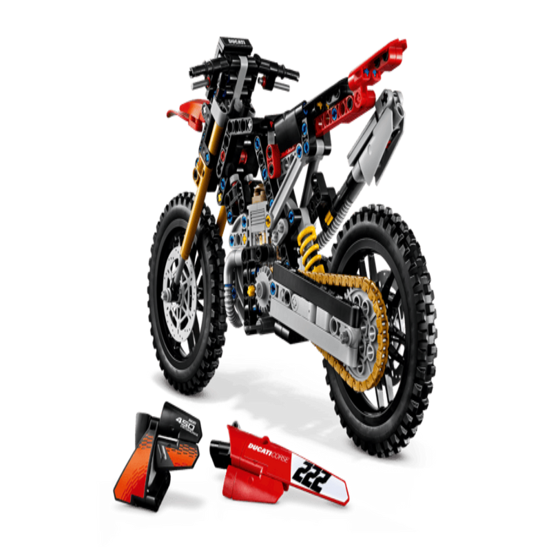 Lego 42238 Technic Ducati Desmo450 MX Factory Motorcycle (457pcs)