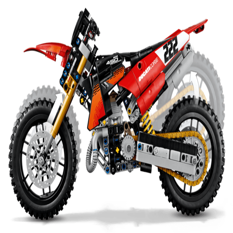 Lego 42238 Technic Ducati Desmo450 MX Factory Motorcycle (457pcs)