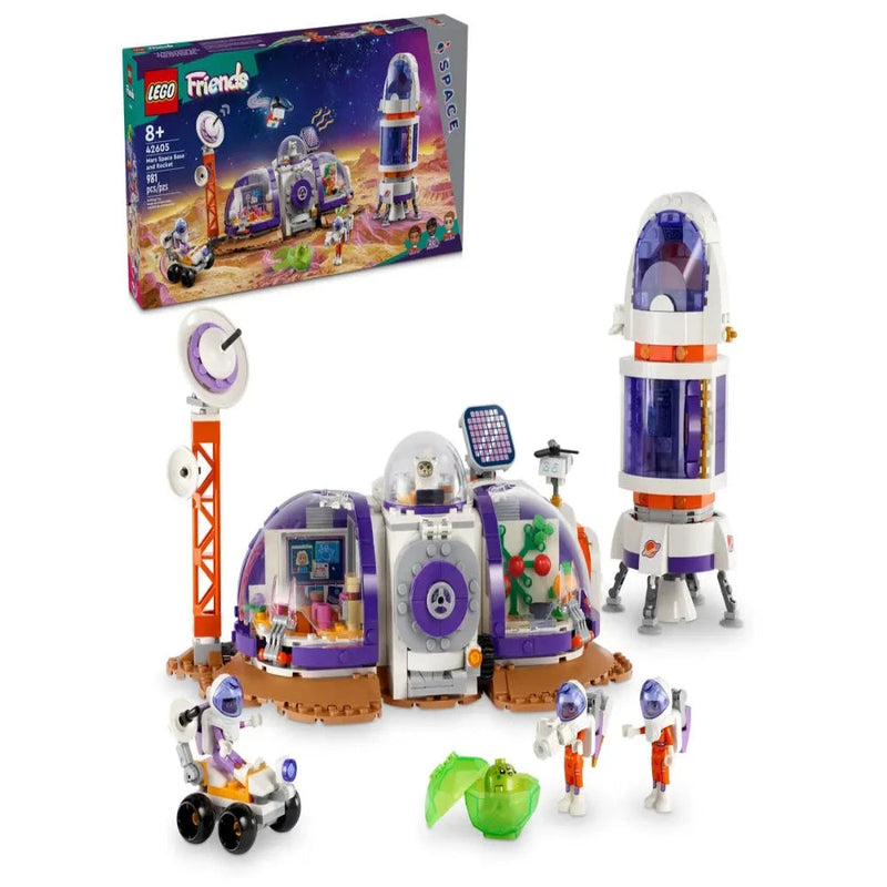 Lego 42605 Friends Mars Space Base And Rocket (981 Pieces )