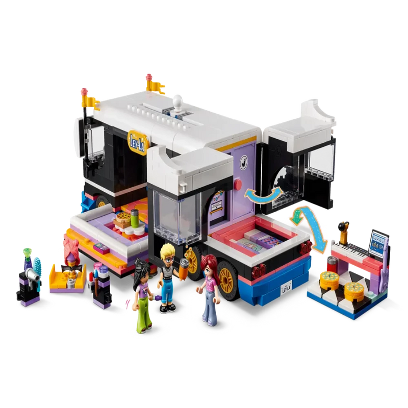 Lego 42619 Friends Pop Star Music Tour Bus (845 Pieces)