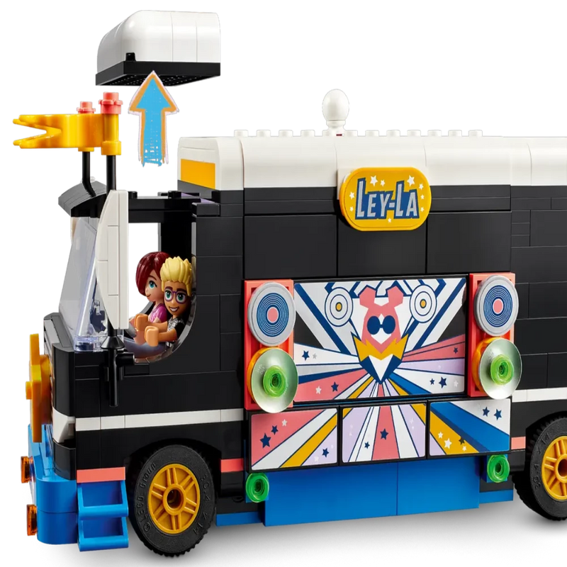 Lego 42619 Friends Pop Star Music Tour Bus (845 Pieces)