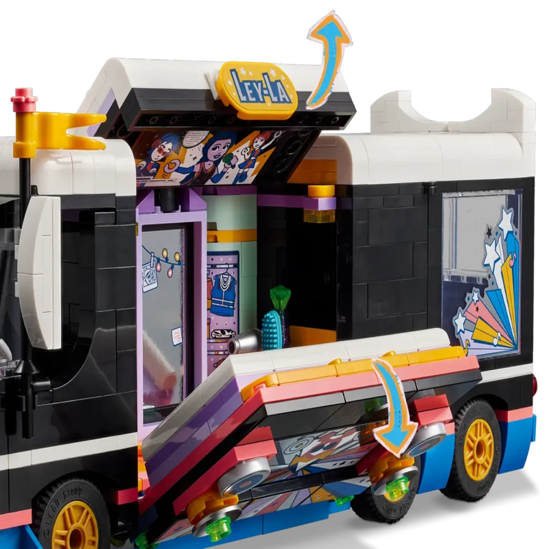 Lego 42619 Friends Pop Star Music Tour Bus (845 Pieces)