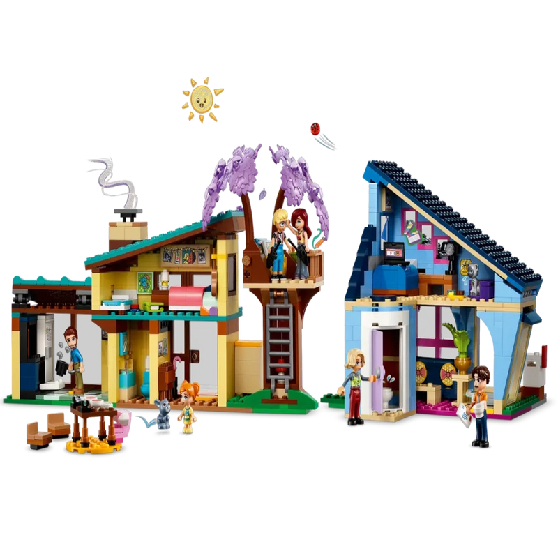 Lego 42620 Friends Olly and Paisley's Family Houses (1126 Pieces)