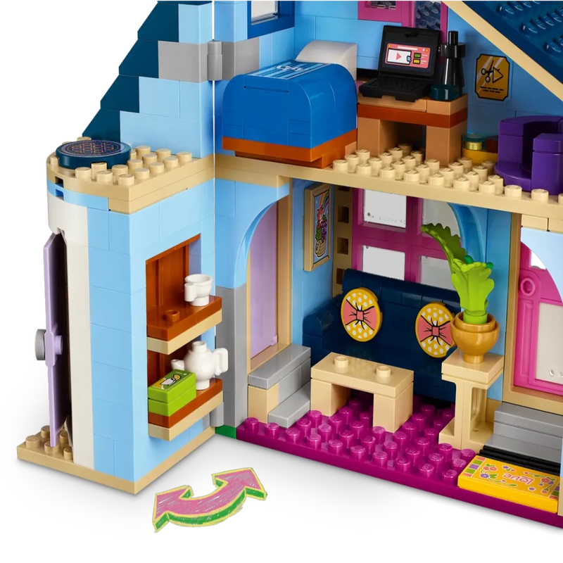 Lego 42620 Friends Olly and Paisley's Family Houses (1126 Pieces)