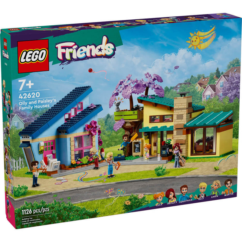 Lego 42620 Friends Olly and Paisley's Family Houses (1126 Pieces)