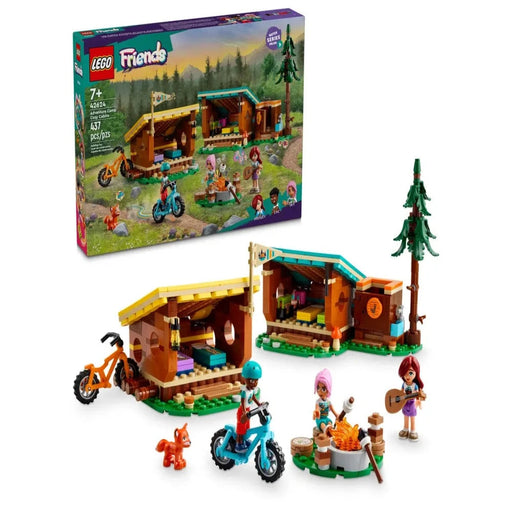 Lego 42624 Friends Adventure Camp Cozy Cabins (437 Pieces)-Construction-LEGO-Toycra