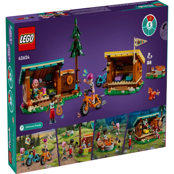 Lego 42624 Friends Adventure Camp Cozy Cabins (437 Pieces)-Construction-LEGO-Toycra