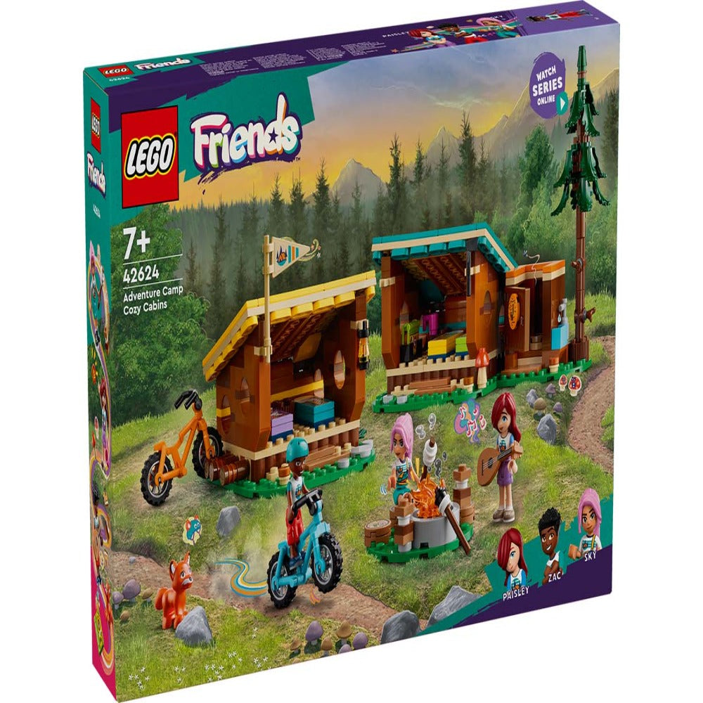 Lego 42624 Friends Adventure Camp Cozy Cabins (437 Pieces)