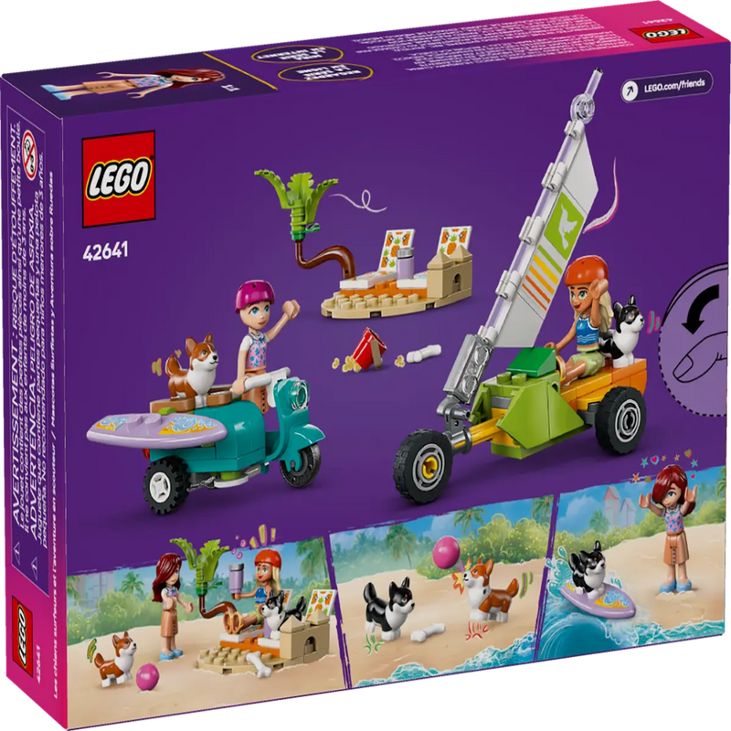 Lego 42641 Friends Surfing Dogs And Scooter Adventure (113 Pieces)