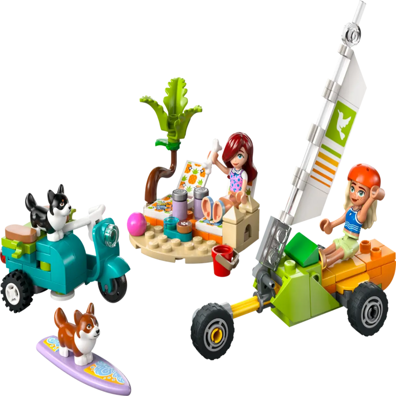 Lego 42641 Friends Surfing Dogs And Scooter Adventure (113 Pieces)