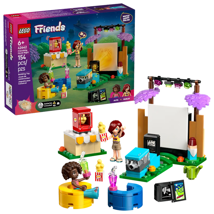Lego 42642 Friends Friendship Movie Night (154 Pieces)-Construction-LEGO-Toycra