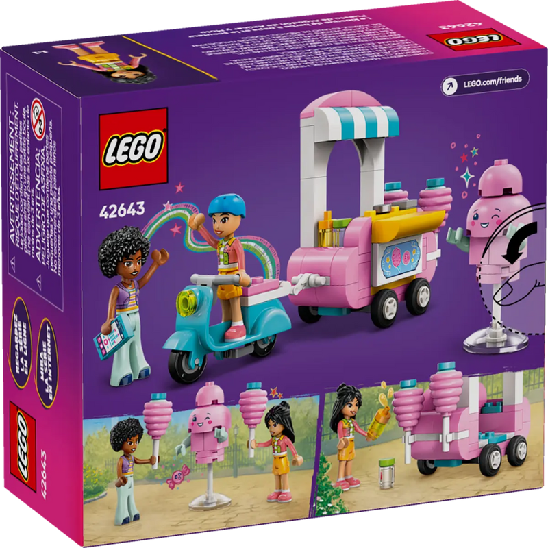 Lego 42643 Friends Cotton Candy Stand And Scooter (110 Pieces)