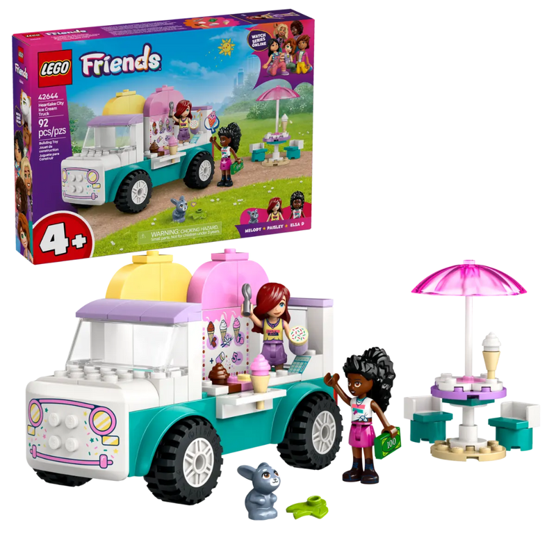 Lego 42644 Friends Heartlake City Ice Cream Truck (92 Pieces)