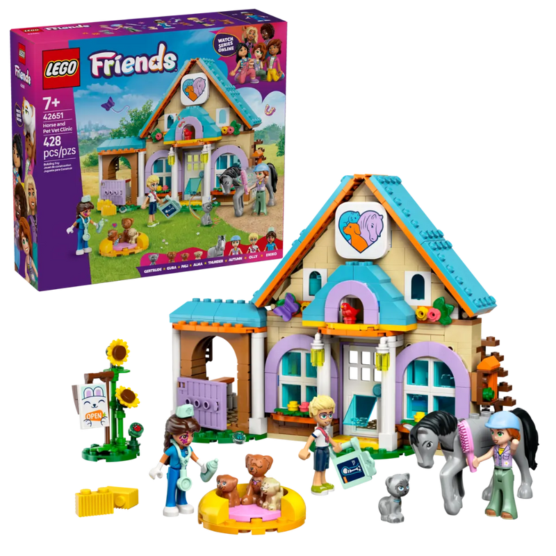 Lego 42651 Friends Horse And Pet Vet Clinic (428 Pieces)