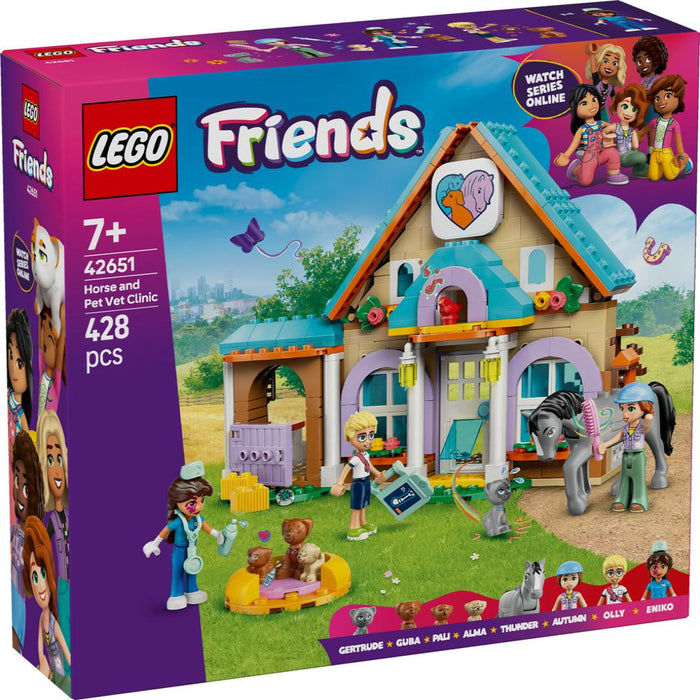 Pet Lego Friends Heartlake Vet Lego 42651 Friends Horse And Pet