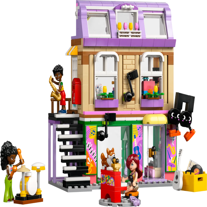Lego 42653 Friends Music Store & Apartment (483 Pieces)-Construction-LEGO-Toycra