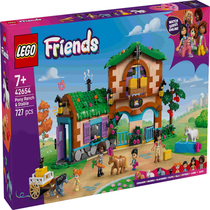 Lego 42654 Friends Pony Ranch & Stable (727 Pieces)-Construction-LEGO-Toycra