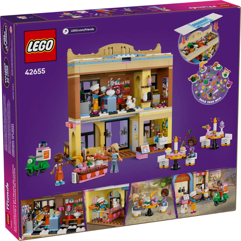 Lego 42655 Friends Restaurant And Cooking School (896 Pieces)