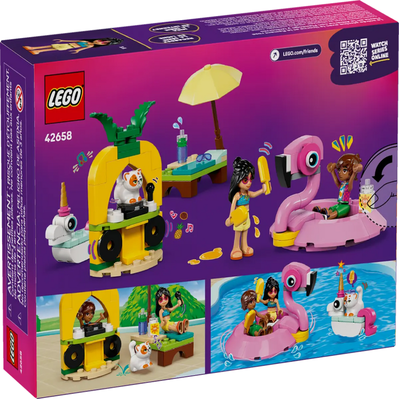 Lego 42658 Friends Unicorn & Flamingo Pool Party ( 99 Pieces )