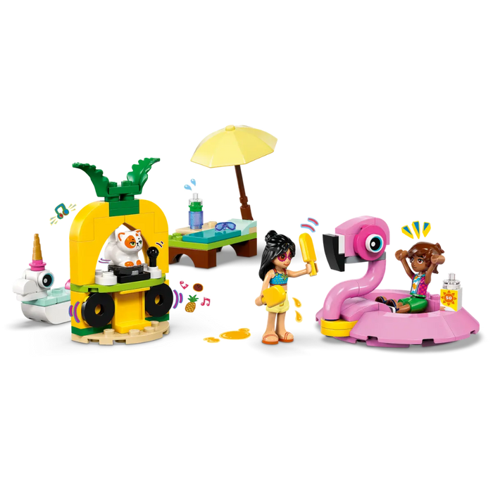 Lego 42658 Friends Unicorn & Flamingo Pool Party ( 99 Pieces )-Construction-LEGO-Toycra